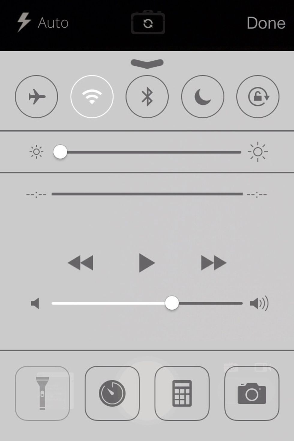 Turn the brightness down