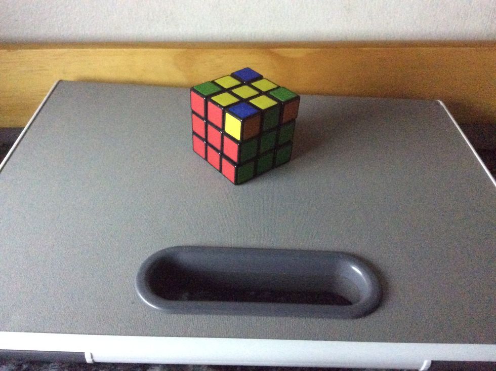 Turn the cube until you find a corner that matches all the sides.