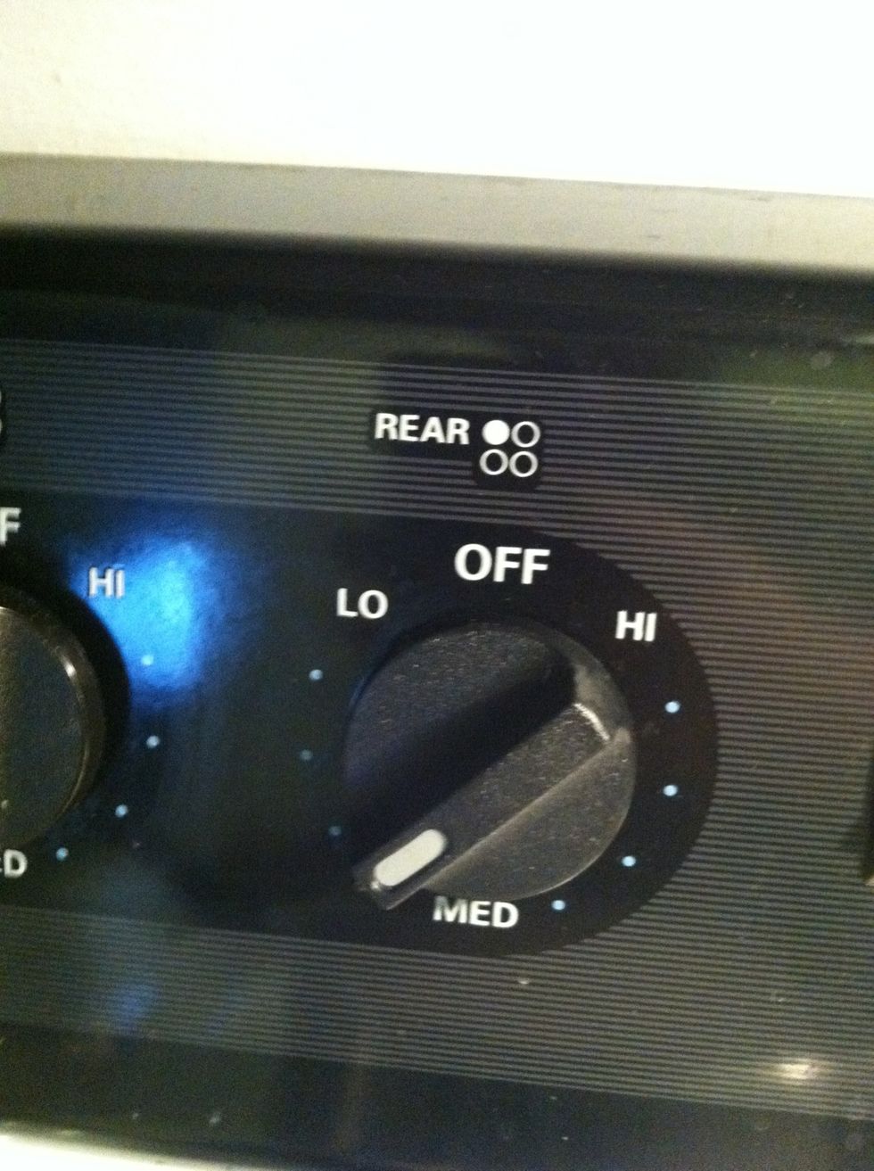 Turn the heat down more, below medium