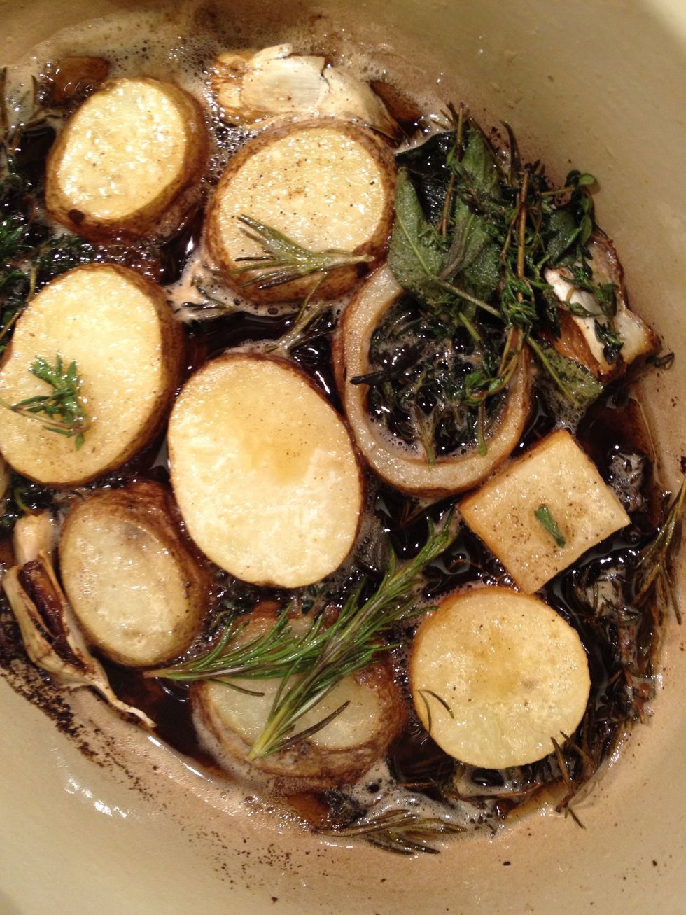 Turn the heat off for a couple of minutes.