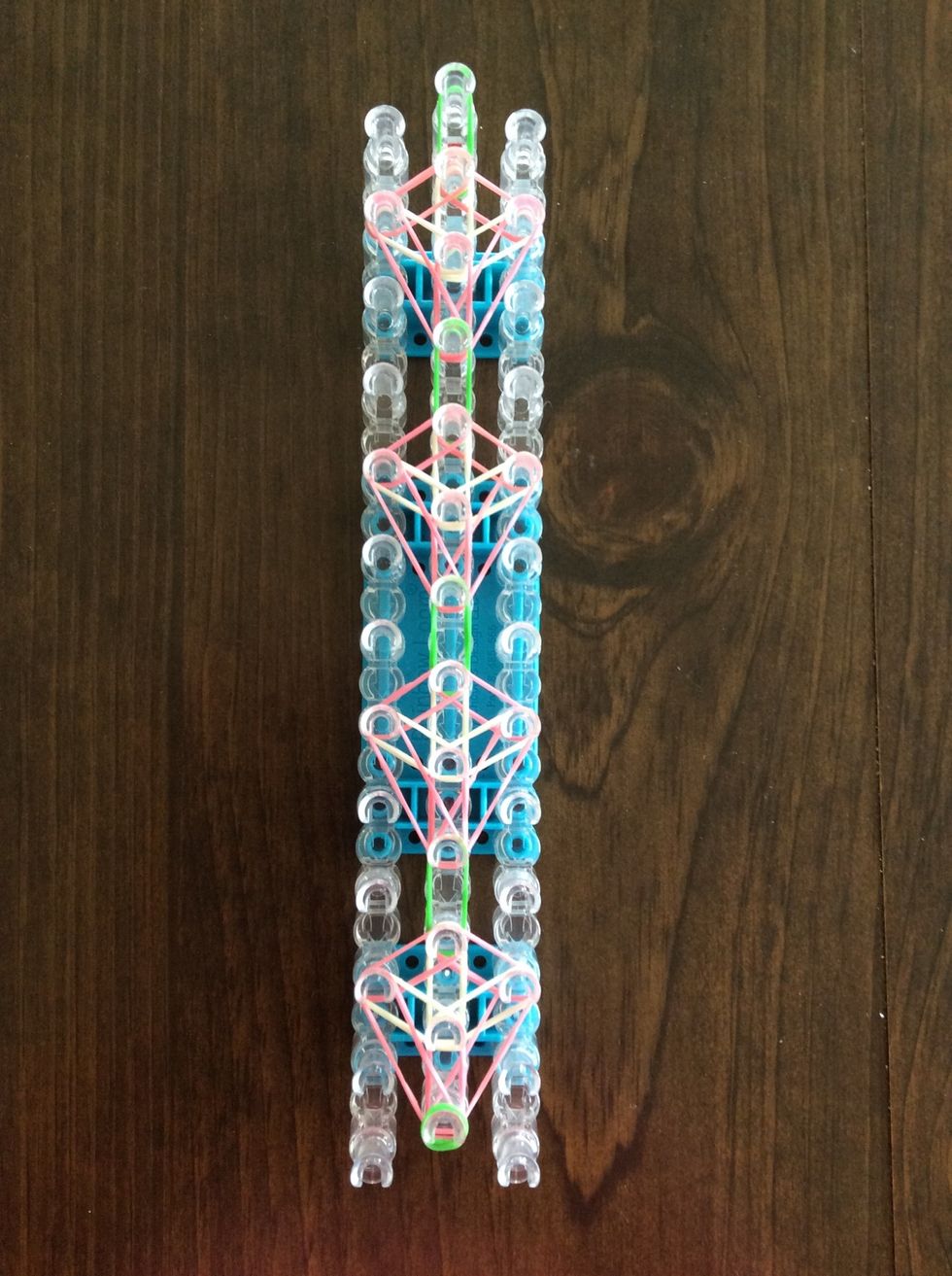 Turn the loom around.
