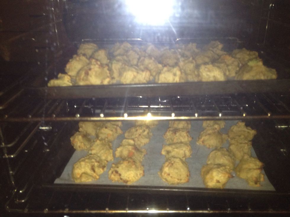 Turn the oven off, crack the door and let them cool