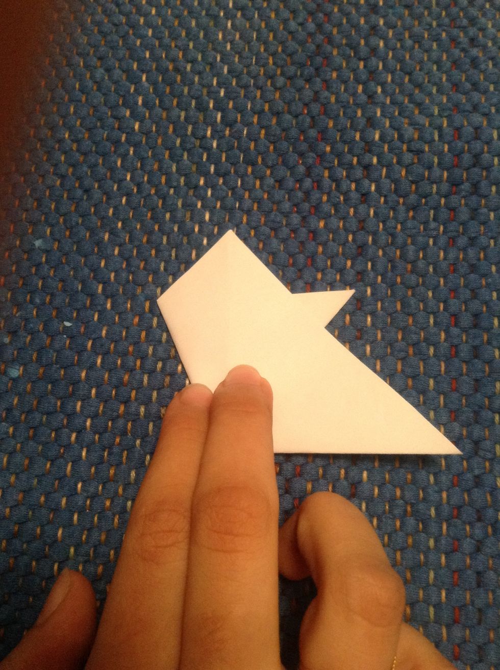 Turn the paper into the other side.