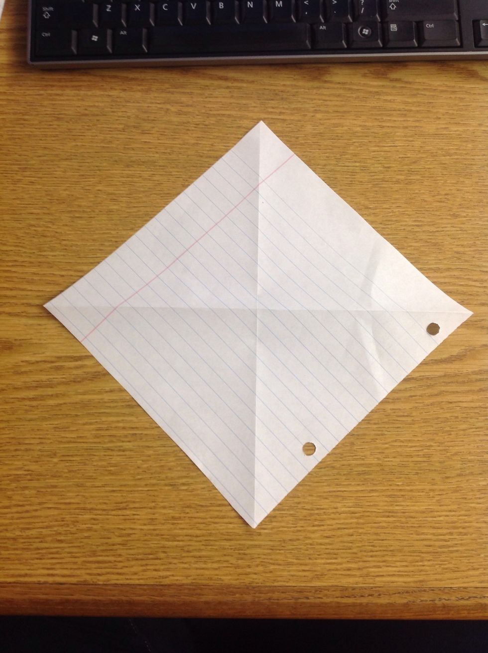 Turn the paper over.