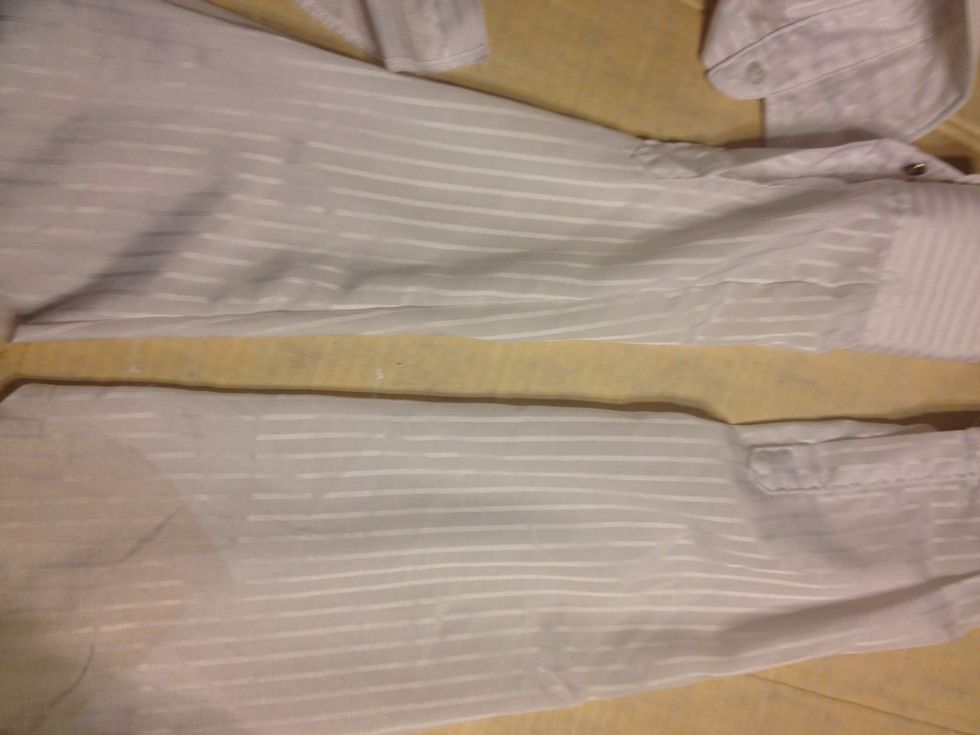 Turn the sleeves right side out.