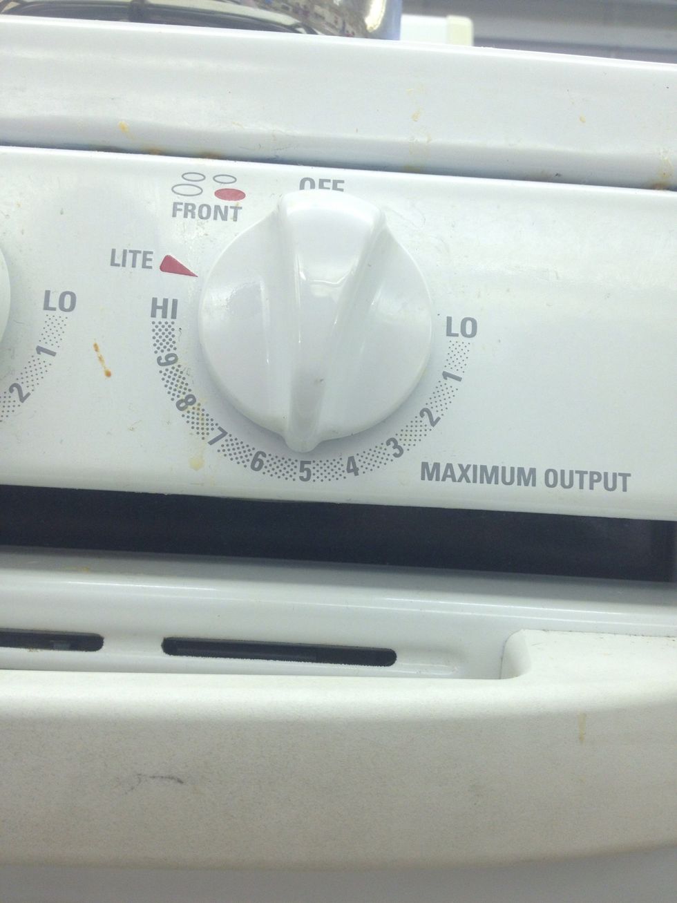 Turn the stove on medium