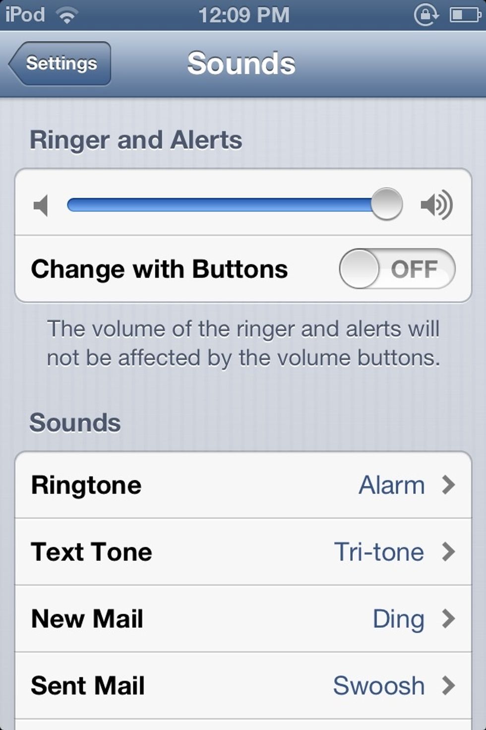 Turn the Volume ALL THE WAY UP, so when unlocking the device of yours, you hear that clicking noise. Also, turn off "Change With Buttons".