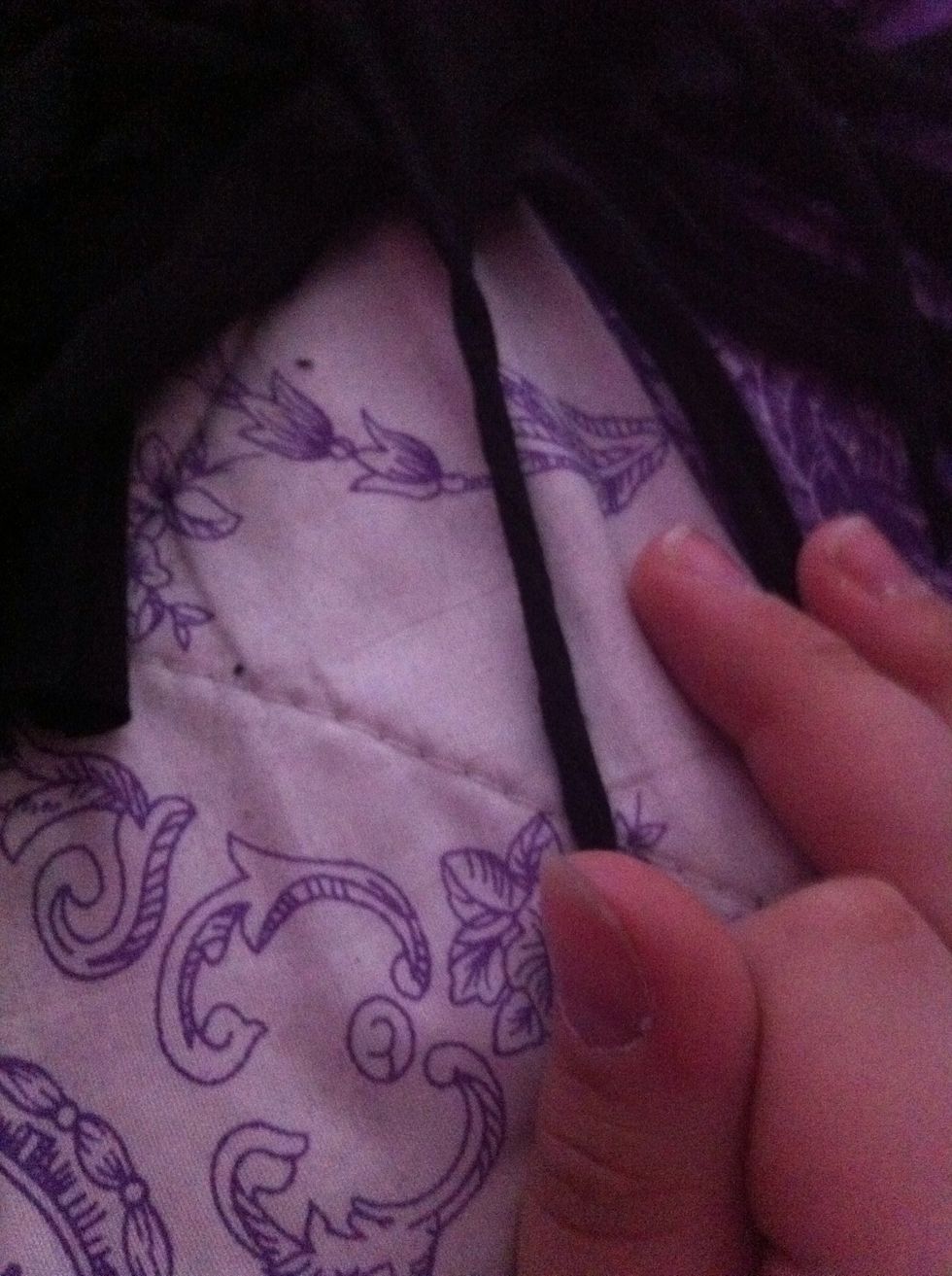 ...turn them.... (I know my fingers look disgusting but I just got off my nail polish there)