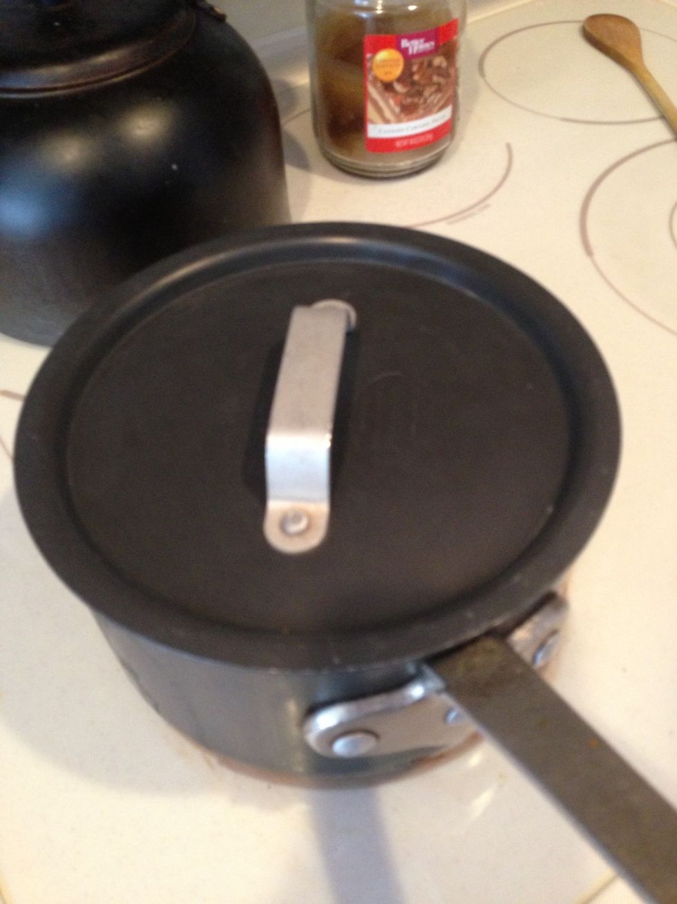 Turn to low, cover and simmer for 10 minutes.