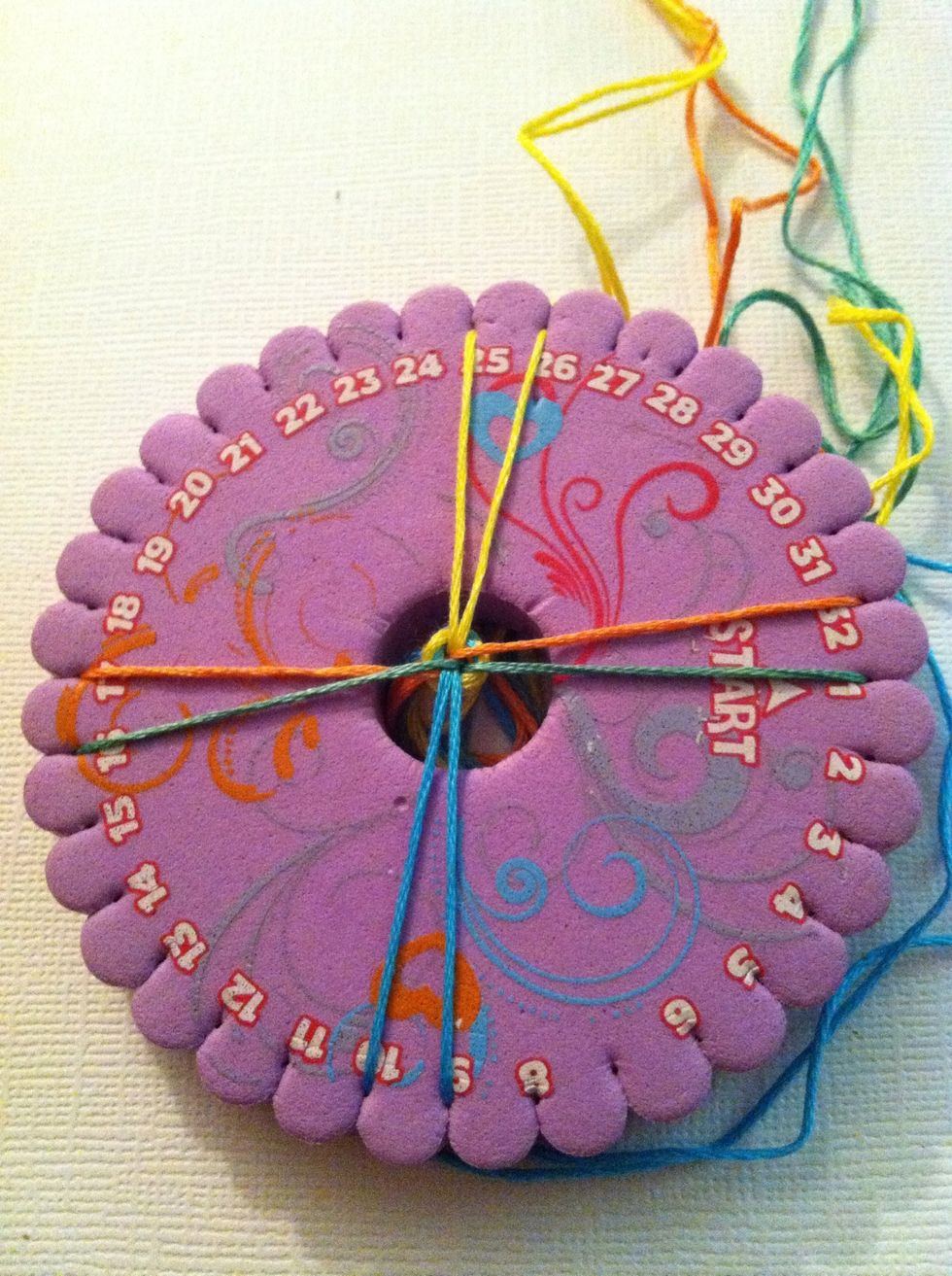 Turn to the right. You could also turn to the left, and most tutorials will say counterclockwise, but in truth as long as you always turn the same way it'll be fine.