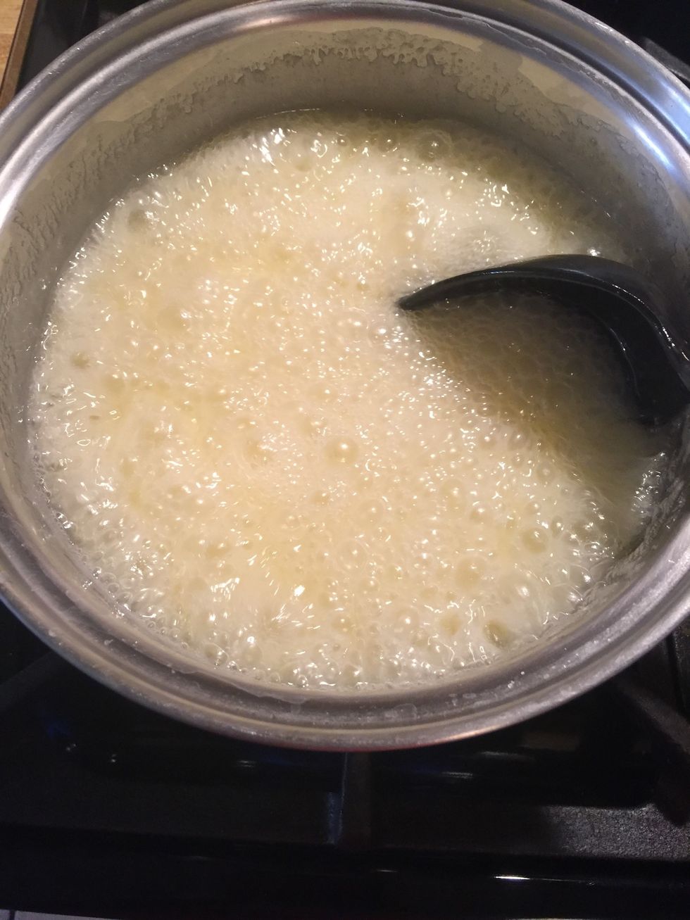 Turn up heat to a boil