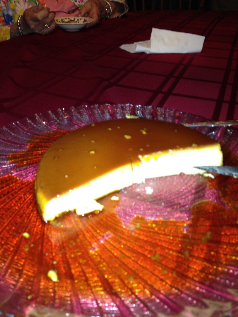 Turn upside down on a serving platter and