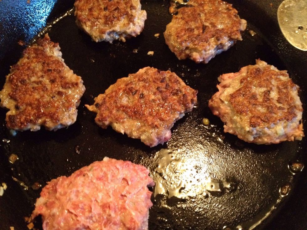 Turn when they have some color.