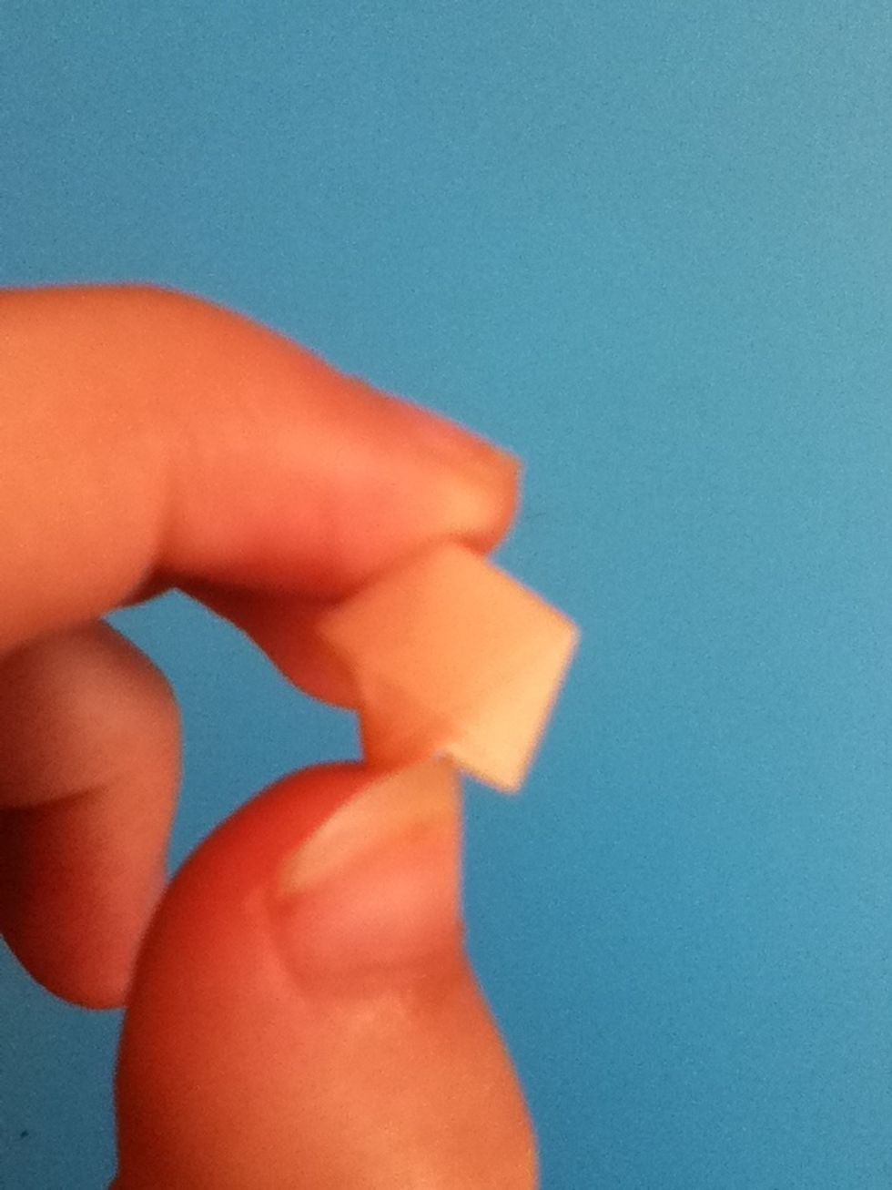 Turn you paper, and dent another side. The pentagon will begin to puff up.