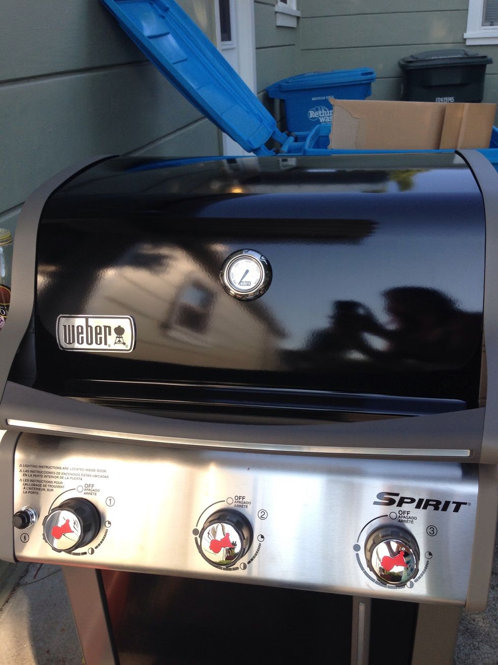 Turn your grill to high heat.