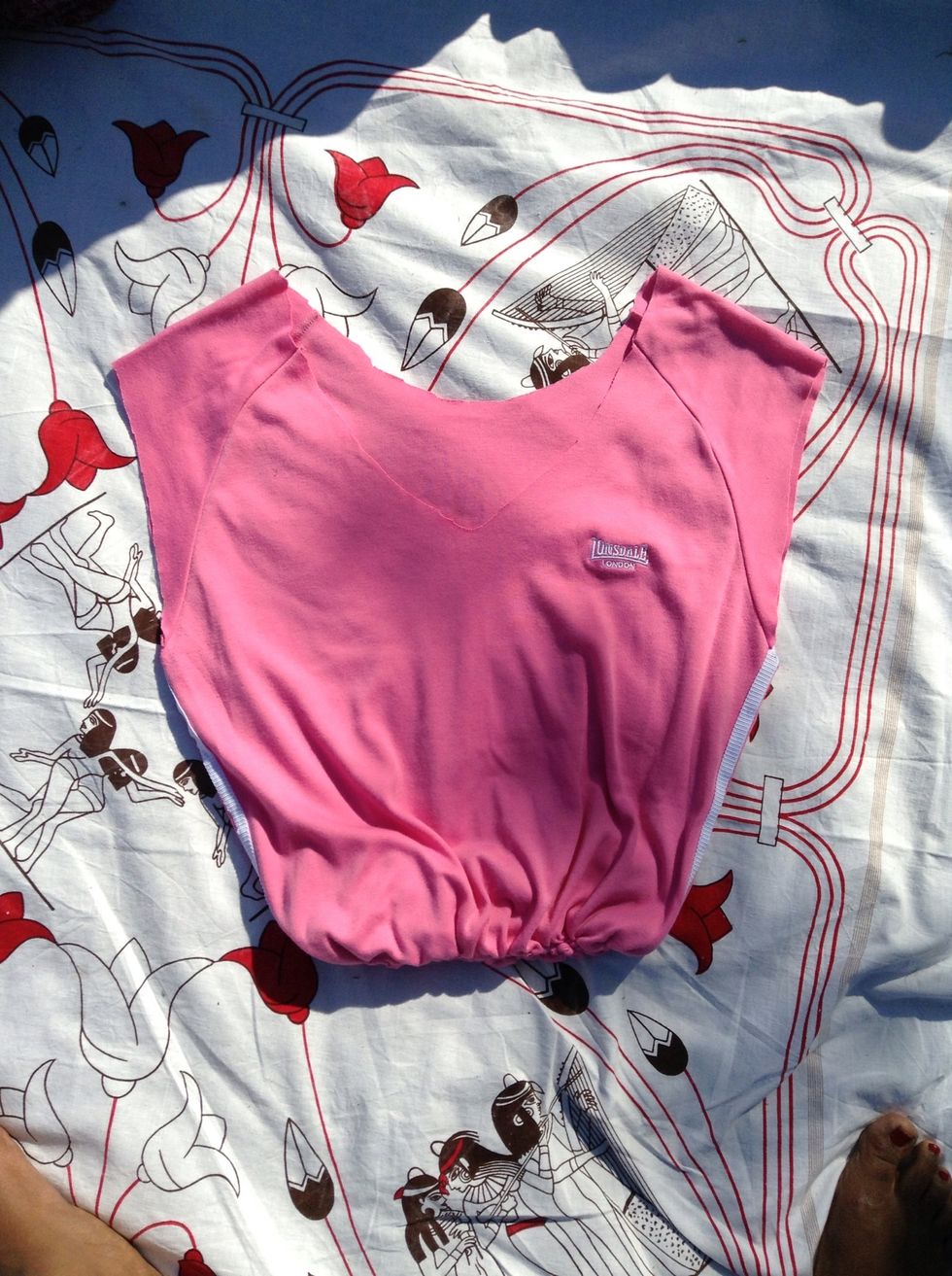 Turn your T-shirt Tote Bag over to the right side.