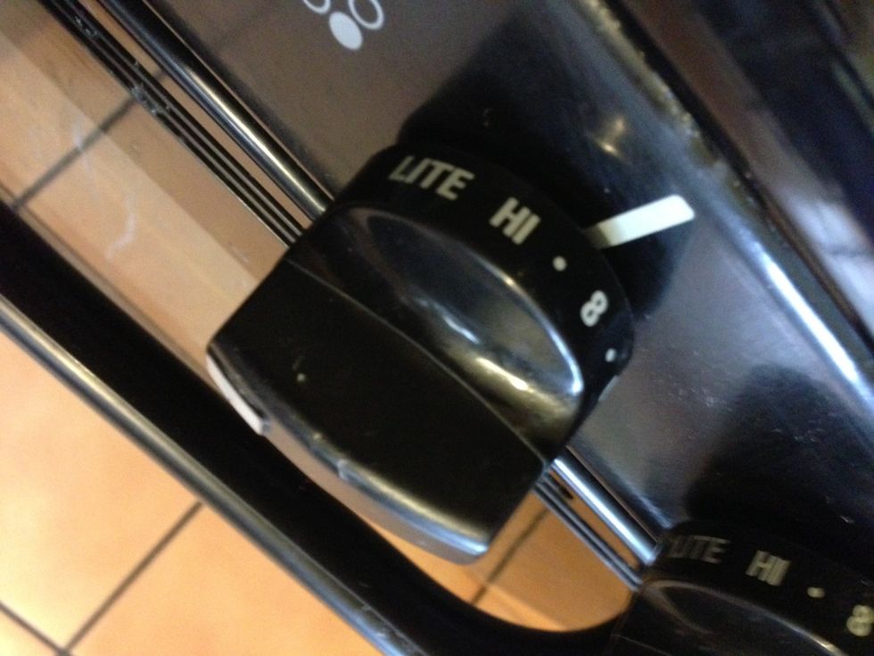 Turn your wok on high heat. Make sure it does not begin to smoke.