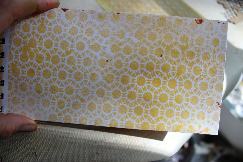 Turned the page over and did it again on the other side.