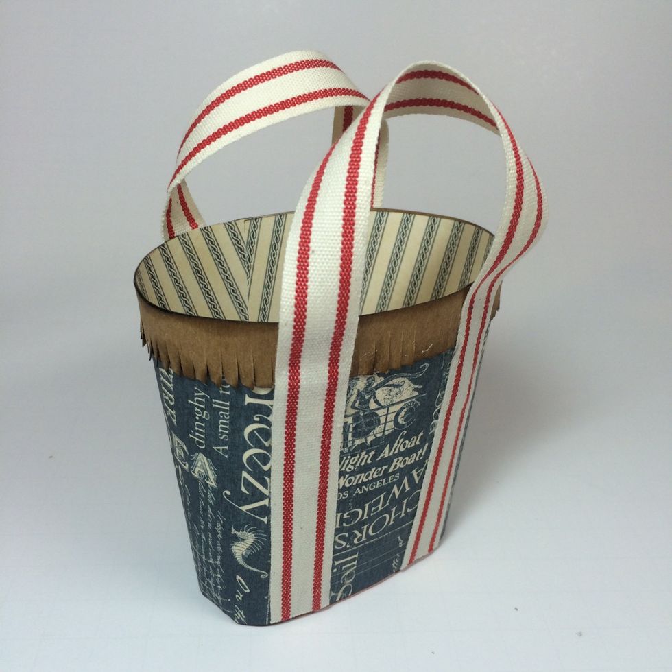 Twill ribbon works well and has a natural look.