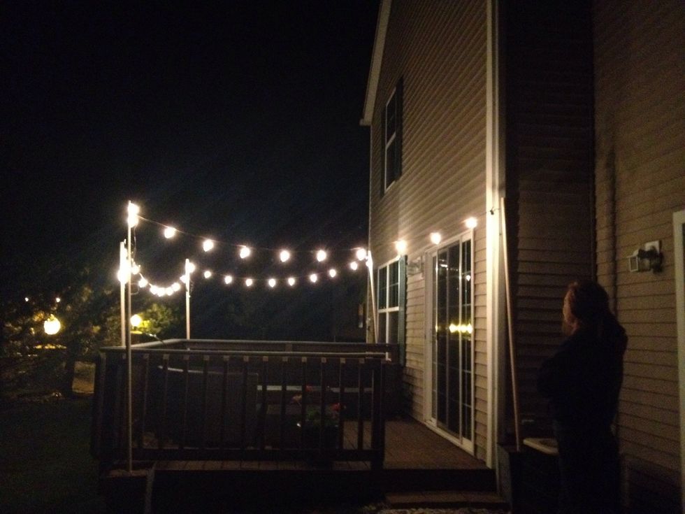 twinkle lights complete!
