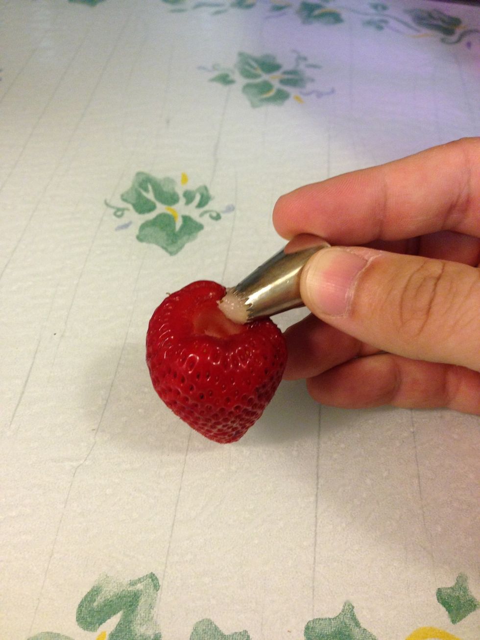 Twist about a quarter turn and remove while tilting it sideways.