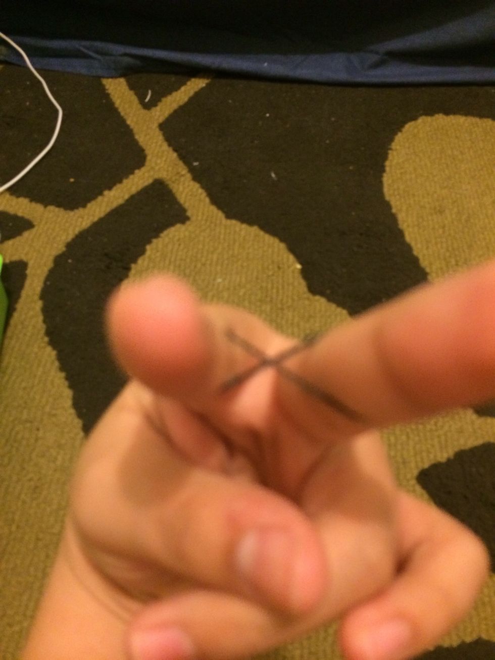 Twist band to figure 8
