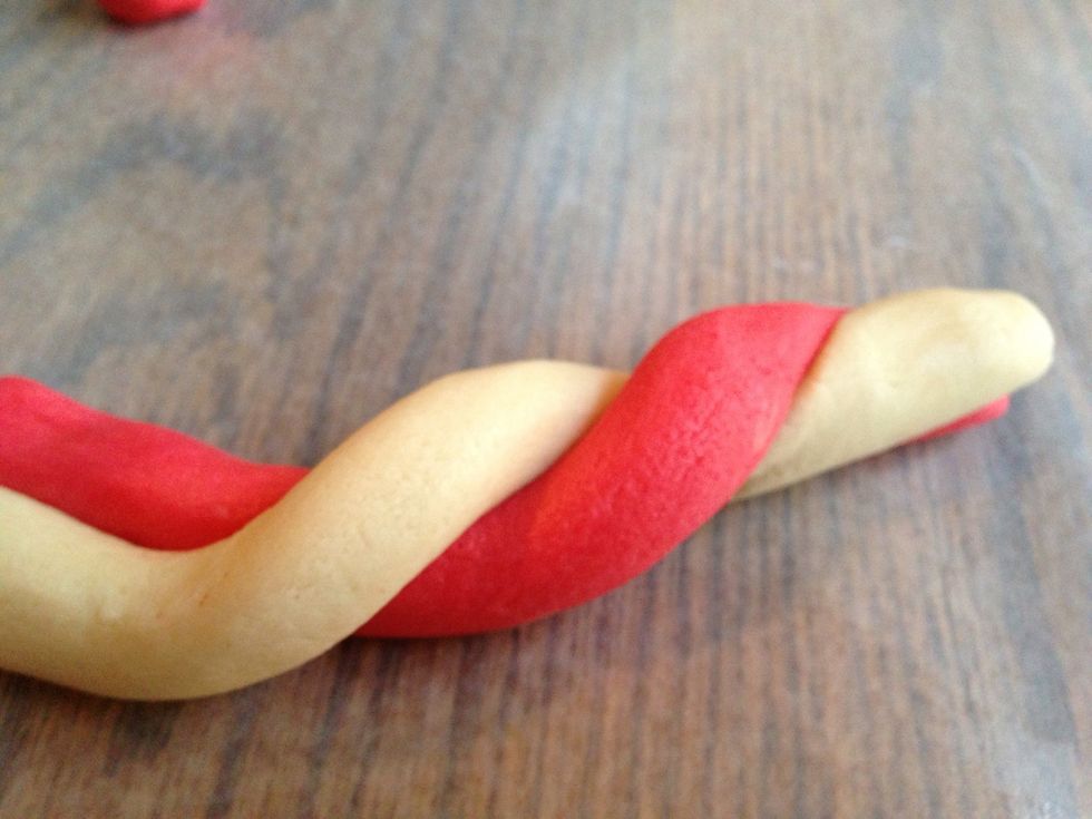 Twist gently like a rope