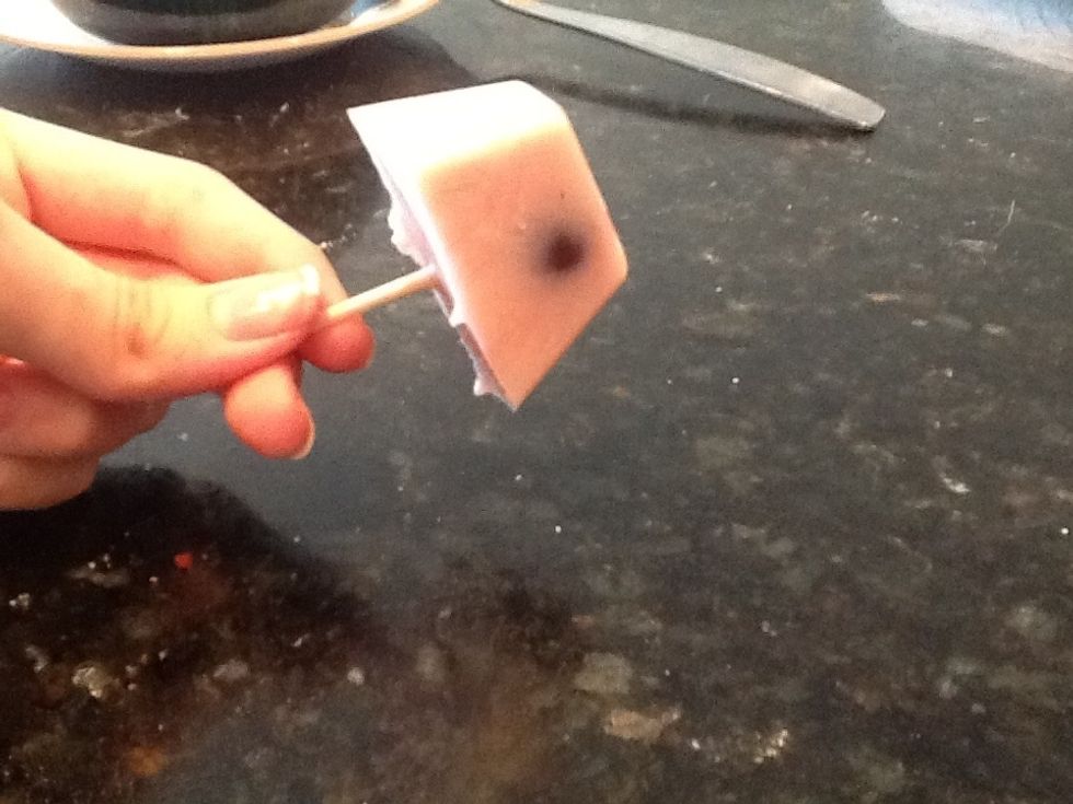 Twist ice tray to remove the pops. Hold with stick and, ENJOY!! \ud83d\ude0b\ud83d\ude0b I make this all the time for my family, I'm only 12! If I can do it you can do it! :)