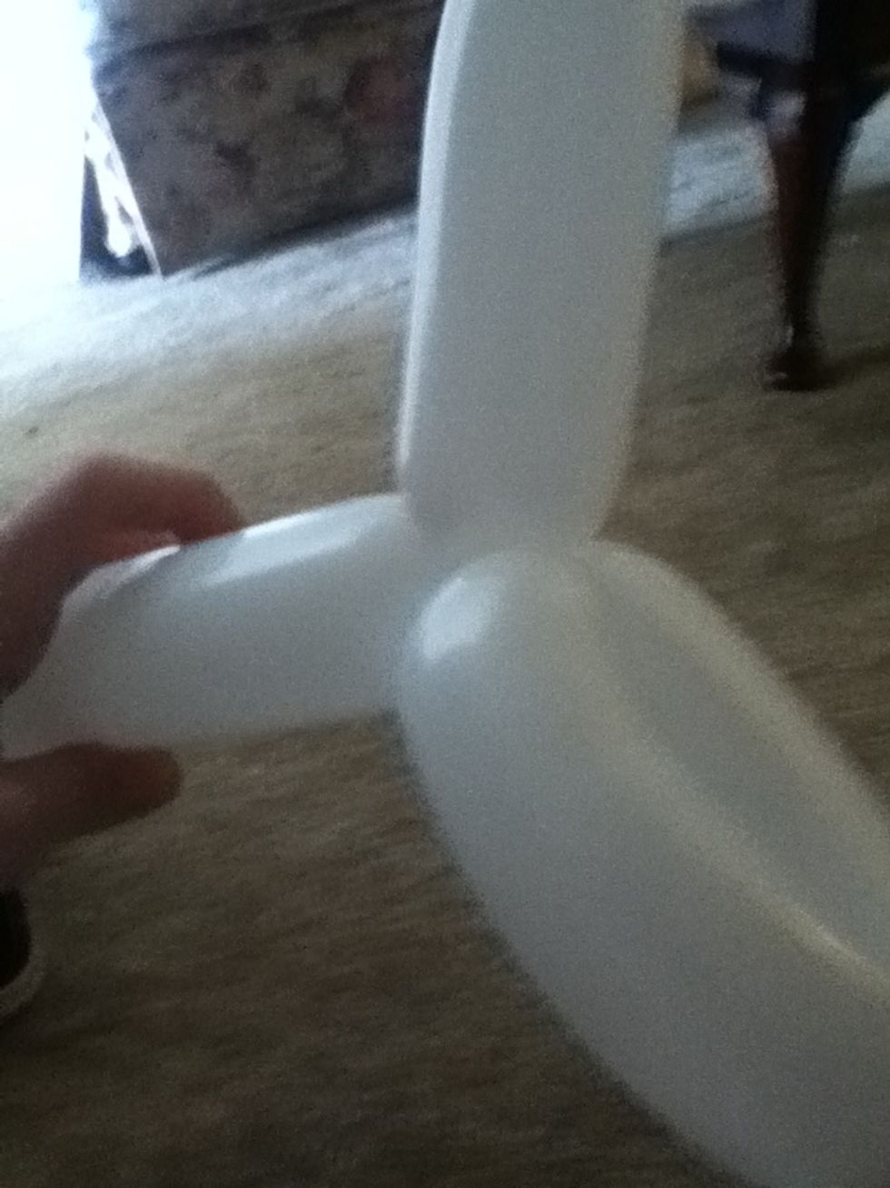 Twist in middle.