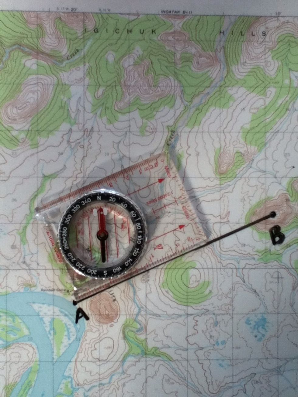 How to use a map & compass - B+C Guides