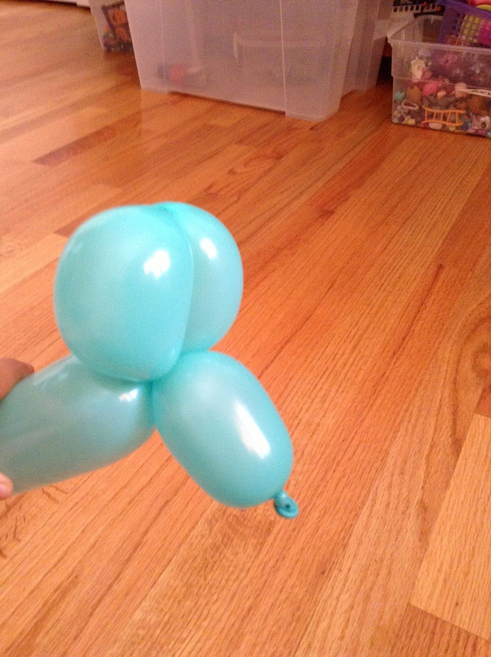 Twist the two ears together