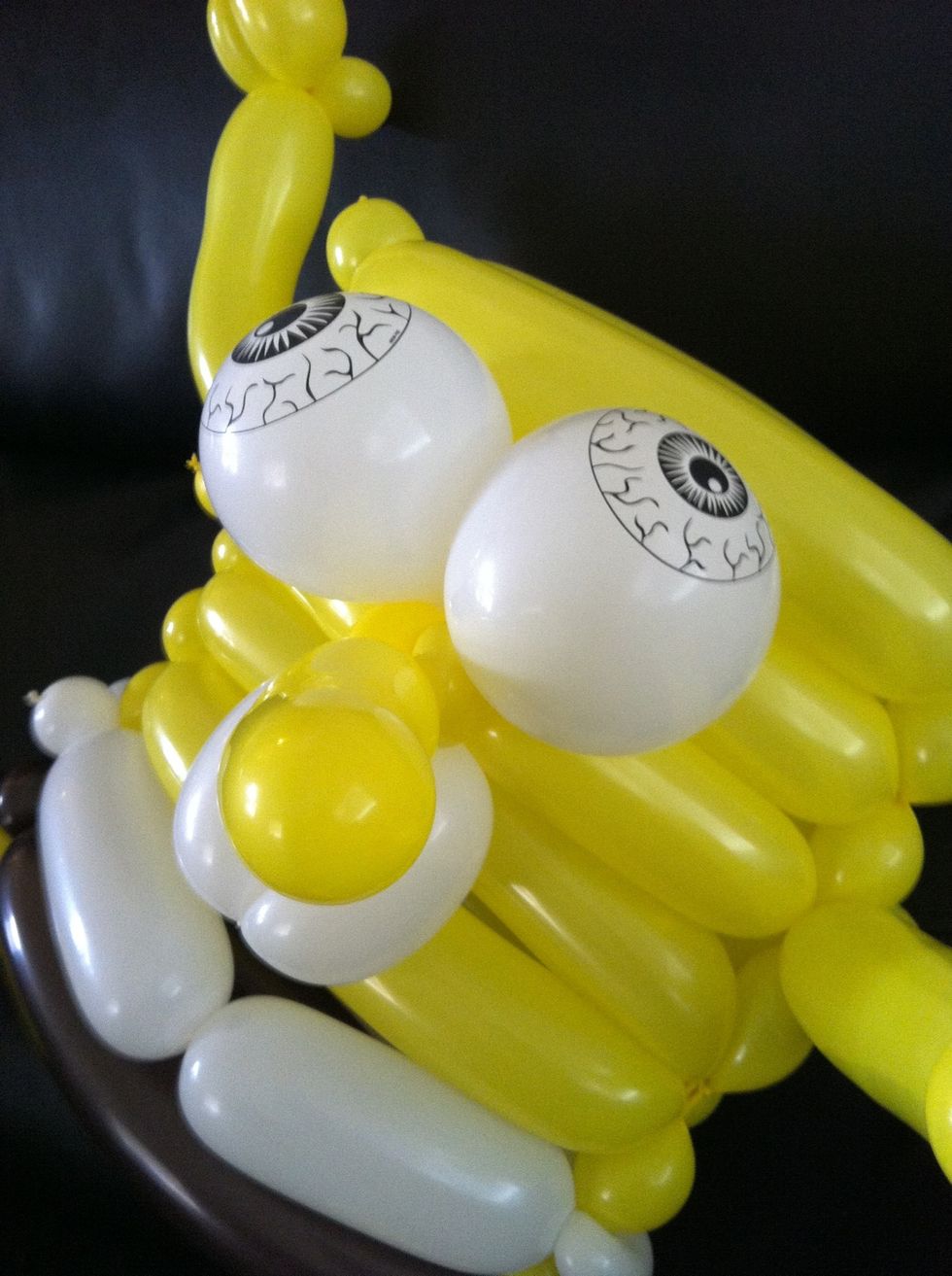 Twist them into the nose/ teeth