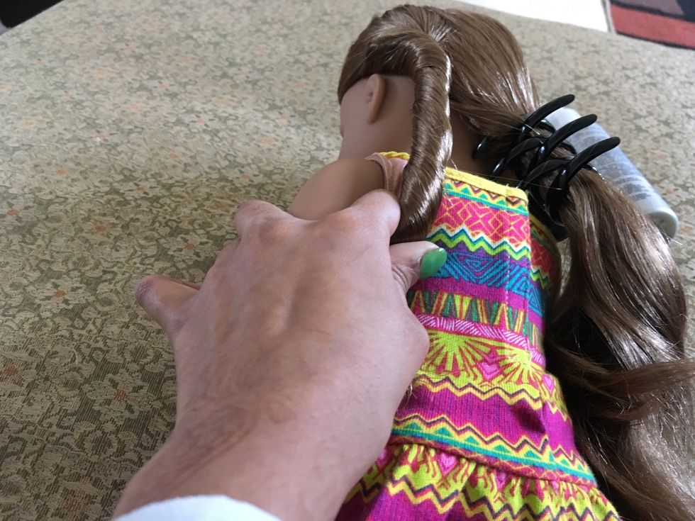 Twist your doll\u2019s hair