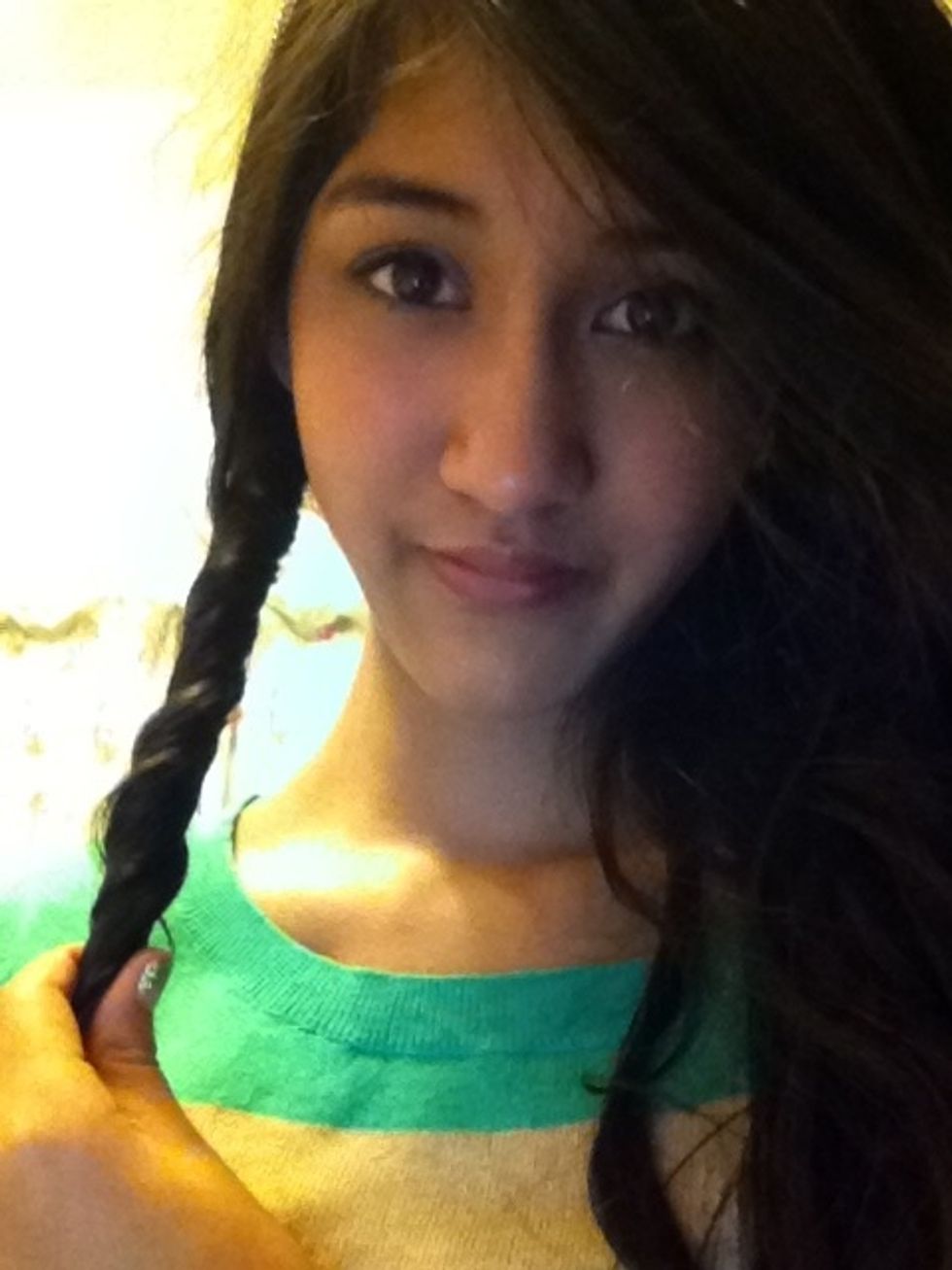 Twist your hair in the direction you want your curls to be. If you want them outwards twist away from your face, but for inverse, twist to your face. I like my outwards! \ud83d\ude03