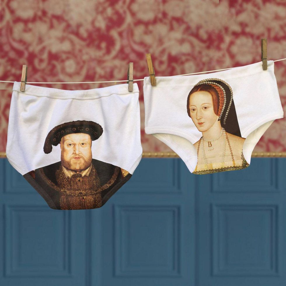 Twisted Twee Ltd. Henry VIII and Anne Boleyn Underwear Gift Set