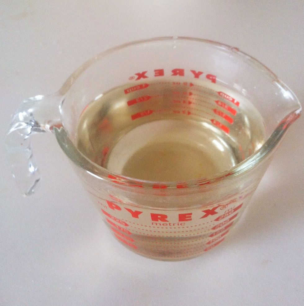 Two (2) tablespoons of simple syrup. (See my guide on how to make simple syrup.)