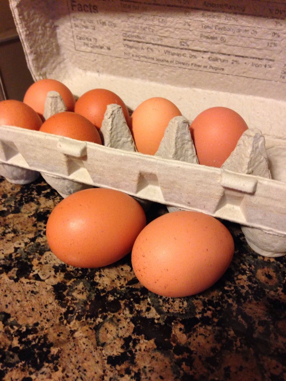 Two Organic eggs