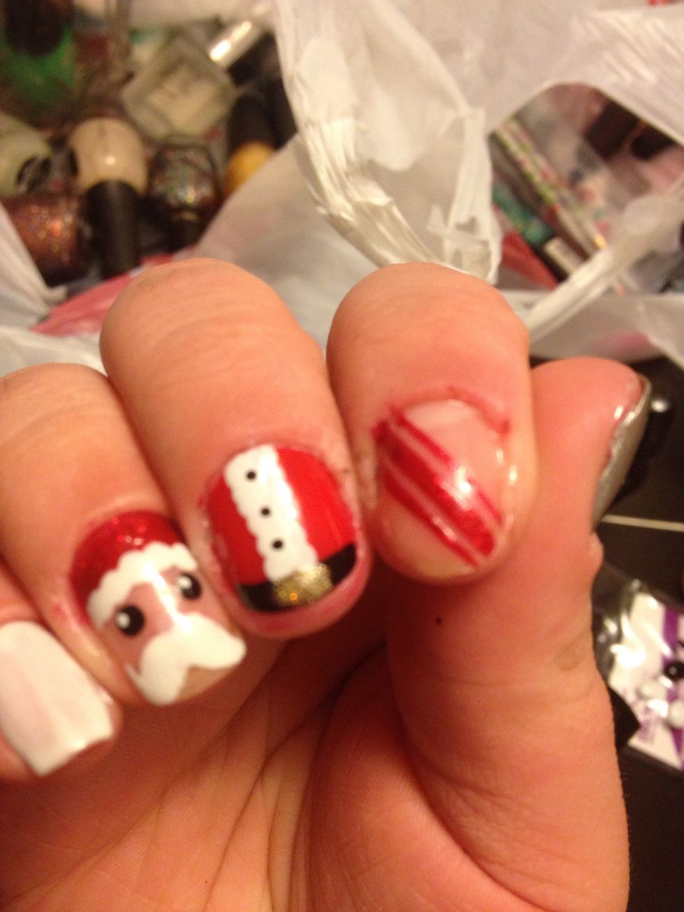 Two smaller lines in each side