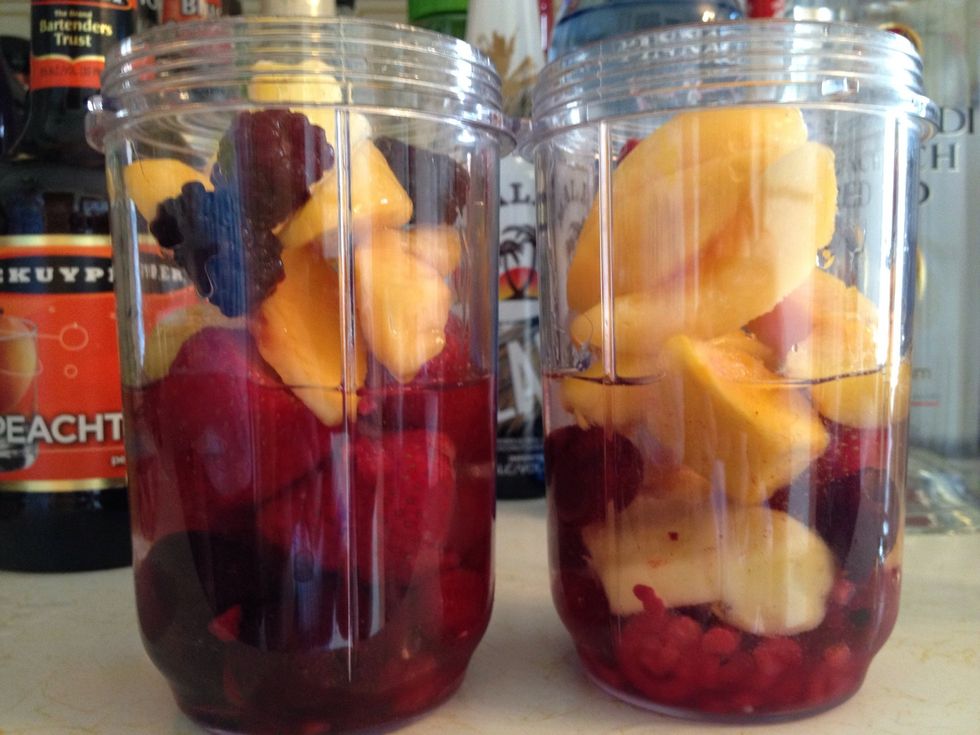 Two to three shots is perfect, it just depends on how much alcohol flavor you enjoy!