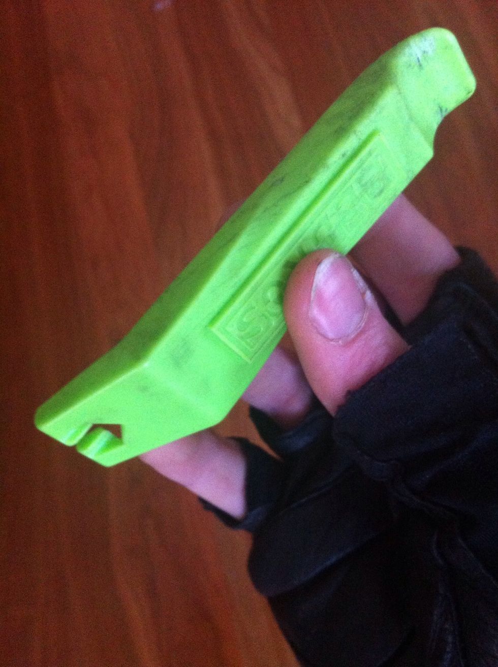 Two tyre poppers/levers are necessary to get your tyre off so that you can replace your tubes. Flathead screwdrivers can be used but may ruin your rims or tubes and pose an impalement hazard.