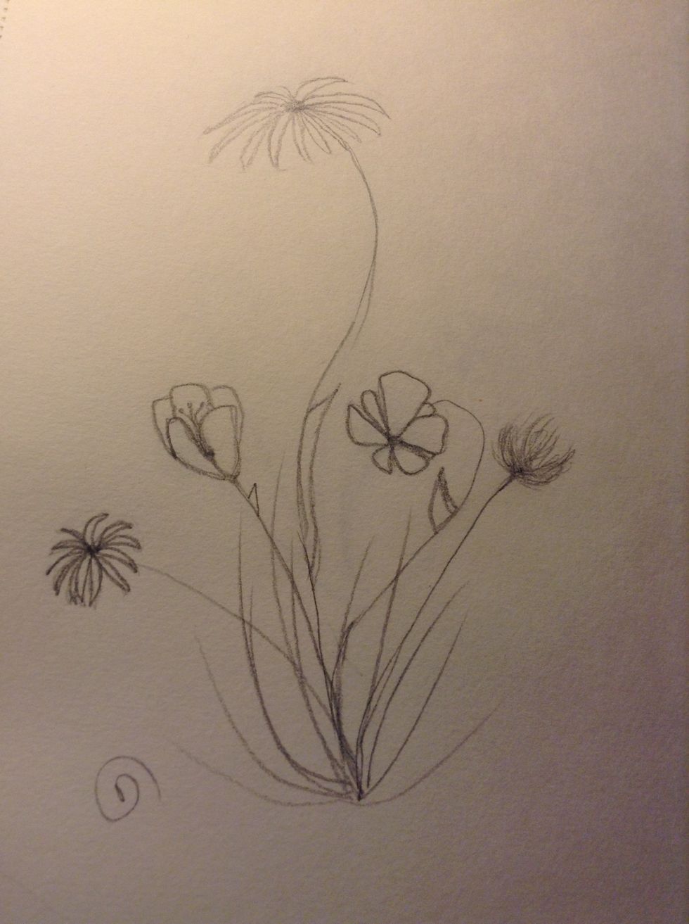 u can do this technique with any flower! sorry, this is probably a really common technique, but it really helped me:)