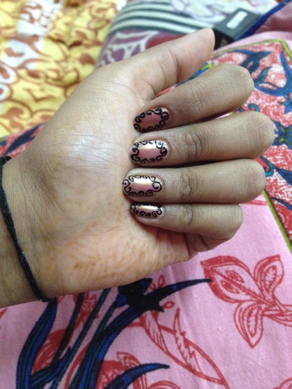 U can leave it like this or extend the design.