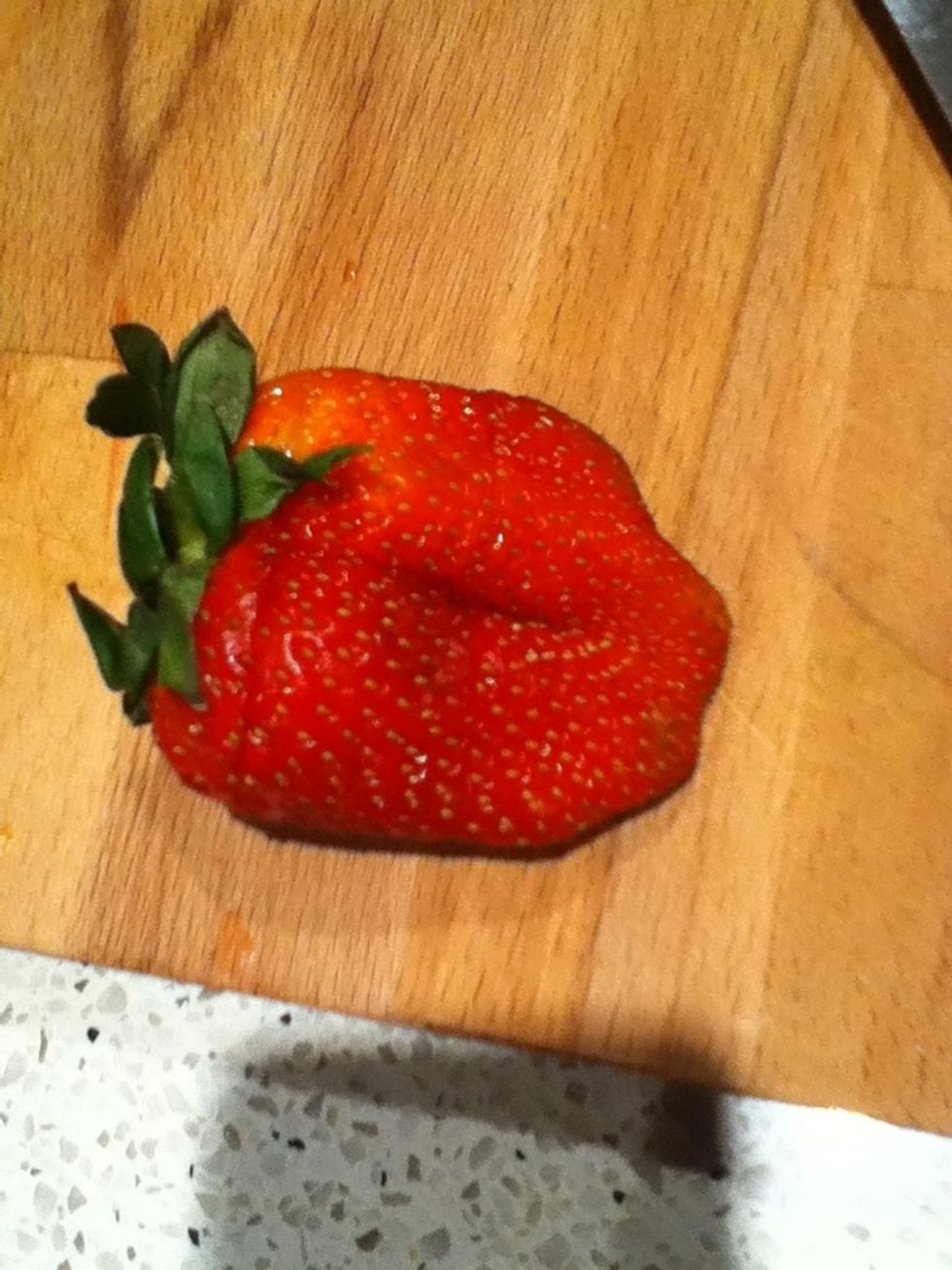 U can use any berries, I am going to use strawberries!