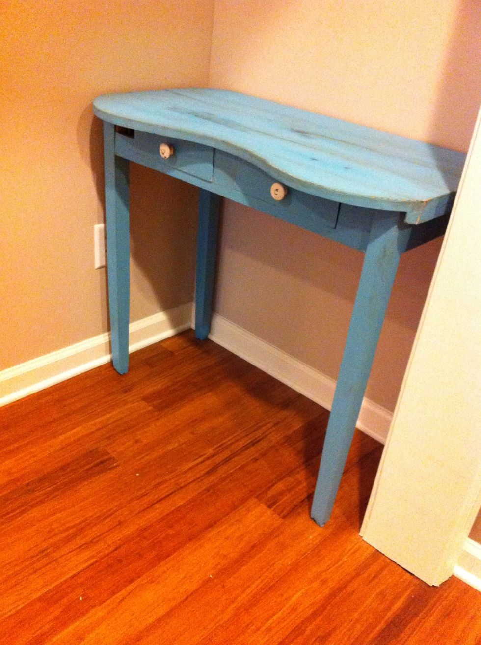 U might hit it one more time with a light sanding.. Or maybe not....now....put it in a special place...