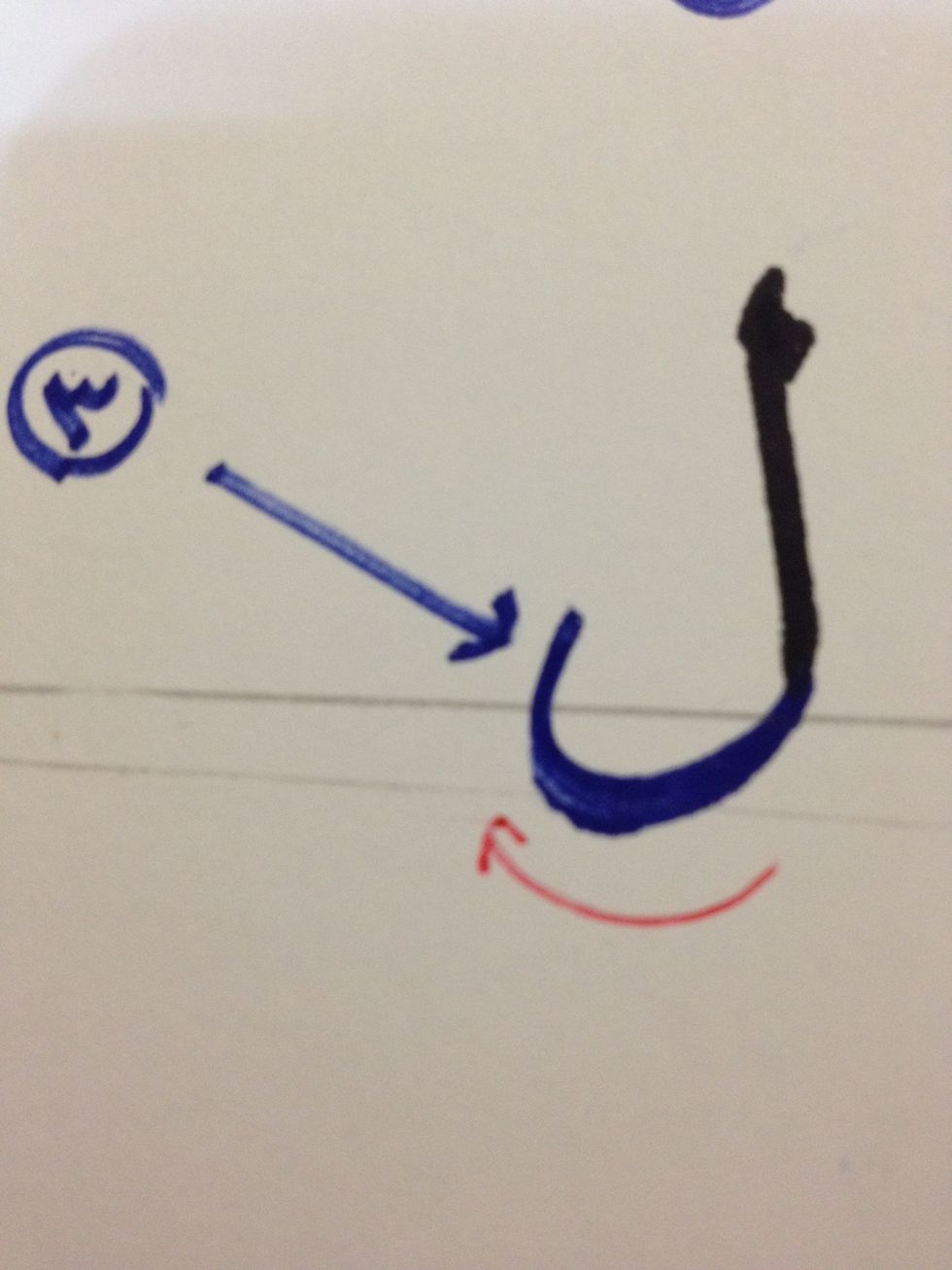 \u0627\u0644\u0646\u0632\u0648\u0644 \u0628\u0643\u0623\u0633\u0629 \u0627\u0644\u0627\u0645 \u0627\u0644\u0649 \u0627\u0633\u0641\u0644 \u0627\u0644\u0633\u0637\u0631 \u062b\u0645 \u0627\u0644\u0635\u0639\u0648\u062f \u0627\u0644\u0649 \u0627\u0639\u0644\u0649