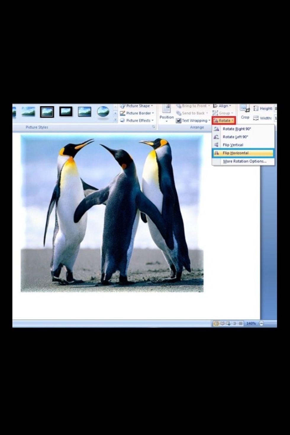 \u0661\u0662. \u0627\u0646\u0639\u0643\u0627\u0633 \u0627\u0641\u0642\u064a \u0646\u062e\u062a\u0627\u0631 ( flip Horizontal)