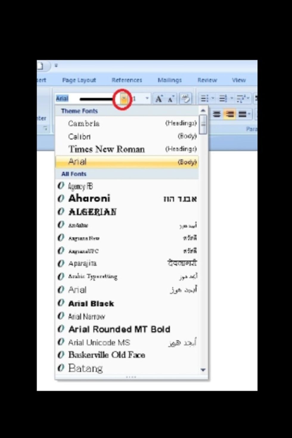 \u0667. \u0644\u062a\u063a\u064a\u064a\u0631 \u0646\u0648\u0639 \u0627\u0644\u062e\u0637 \u0646\u0642\u0648\u0645 \u0628\u062a\u062d\u062f\u064a\u062f \u0627\u0644\u0646\u0635 \u0643\u0645\u0627 \u0641\u064a \u0627\u0644\u062e\u0637\u0648\u0647 \u0627\u0644\u0633\u0627\u0628\u0642\u0647 \u0648\u0627\u062e\u062a\u064a\u0627\u0631 \u0645\u0646 \u0627\u0644\u0642\u0627\u0626\u0645\u0647 \u0646\u0648\u0639 \u0627\u0644\u062e\u0637 \u0627\u0644\u0645\u0646\u0627\u0633\u0628.