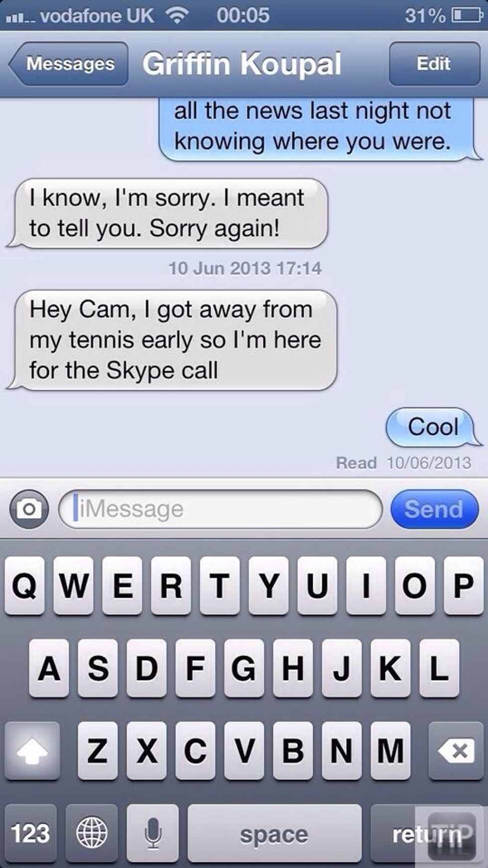 \u2022In the previous versions of iOS you could only see the time stamps of text & iMessages occasionally.In iOS 7 you have to option to see the individual timestamps of sent/received texts/iMessages.