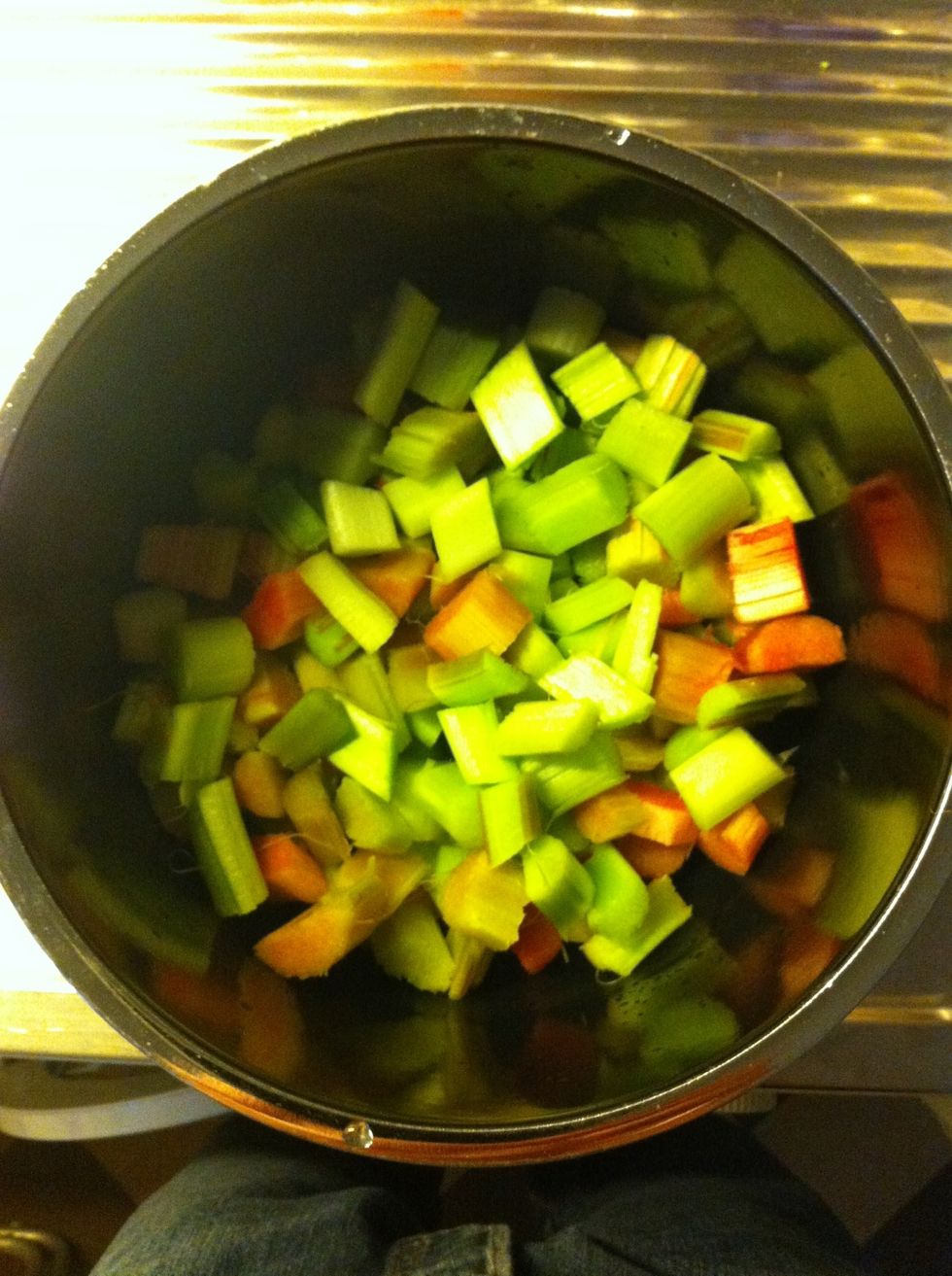 \u2026cut it into small pieces.
