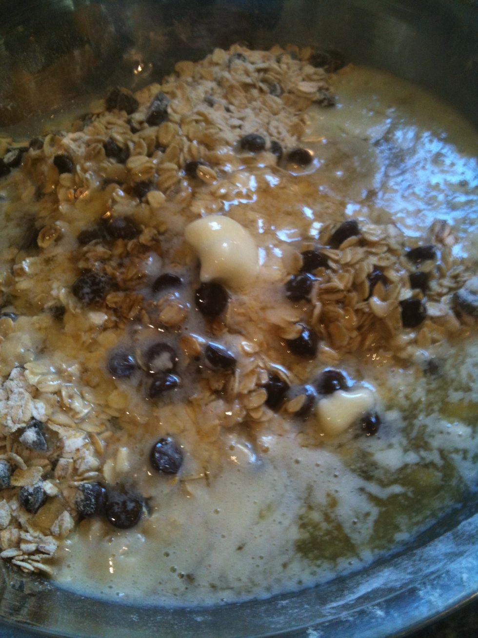 \u2026melted butter and other mix ins like sunflower seeds and dried fruit.